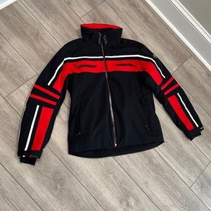Descente Men's Ski Jacket Red and Black Size L